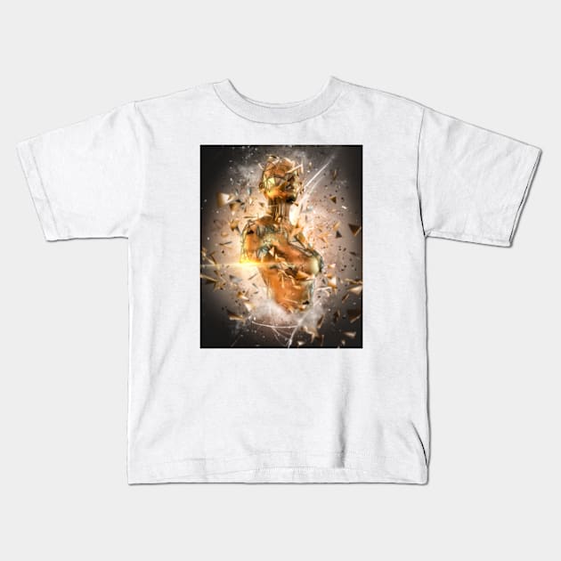 Million Pieces Kids T-Shirt by fndesignart